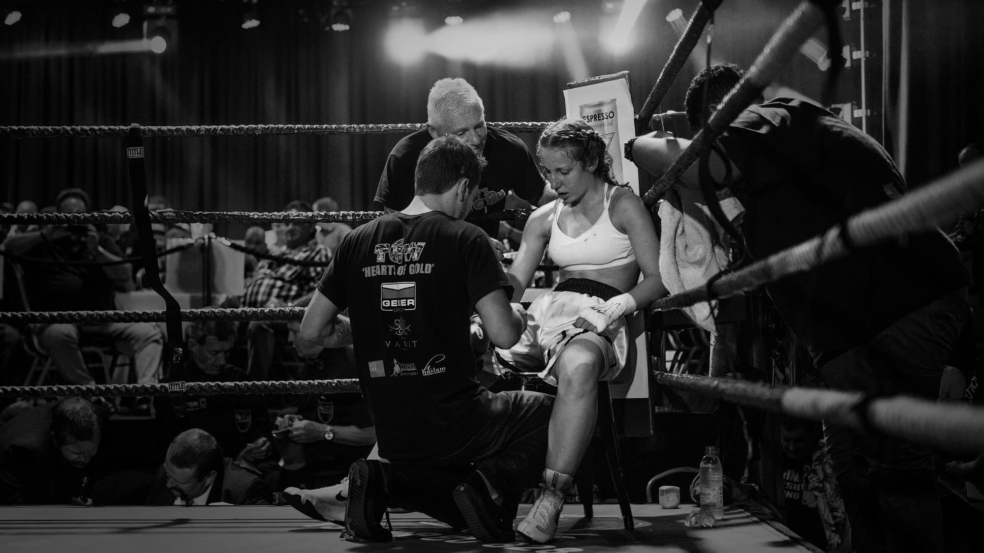 Commercial boxing and sports event photography
